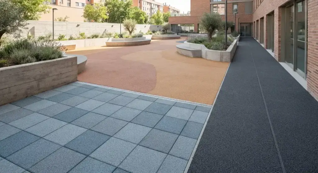 Formatos de instalación del caucho EPDM