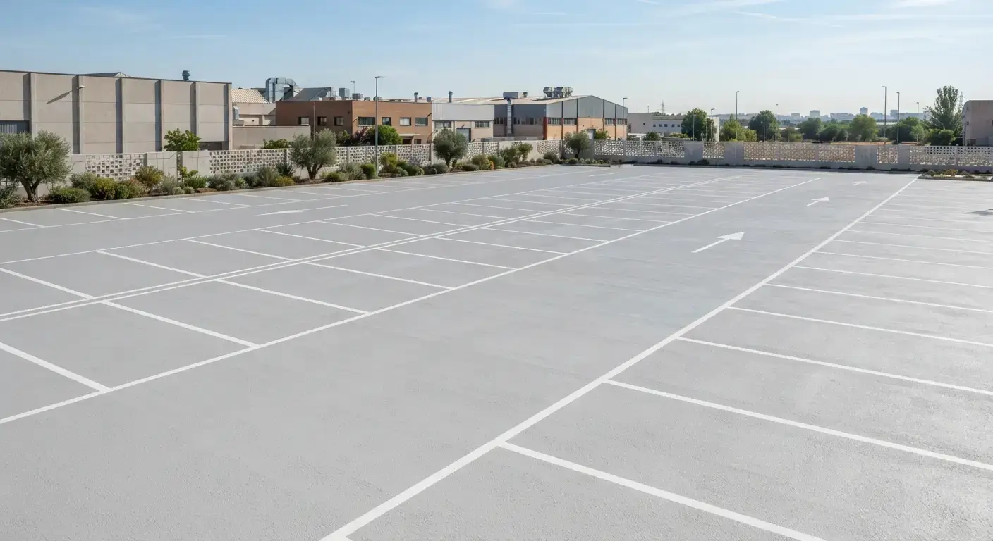 Pavimento de garaje y suelo de parking