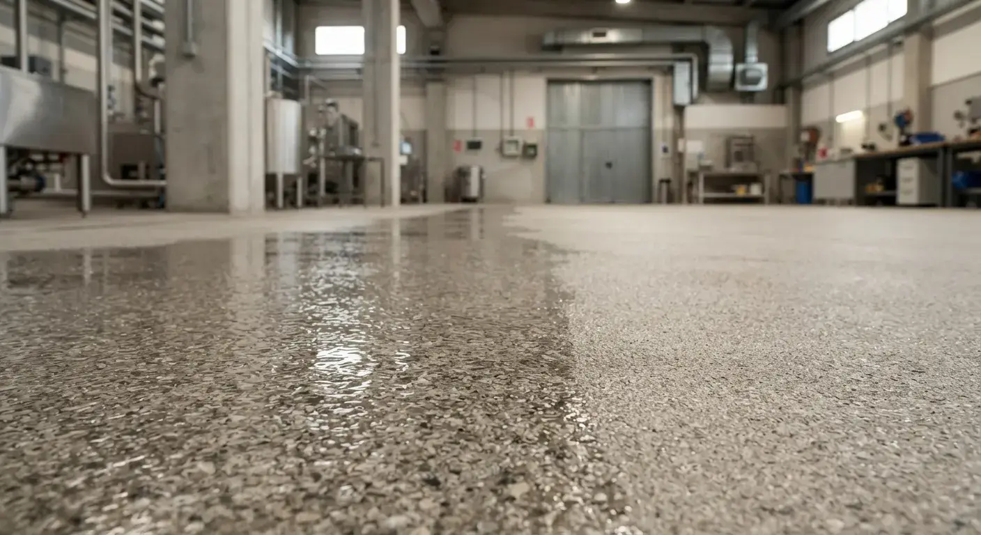 Pavimento industrial antideslizante- normativa y clases de resbaladicidad