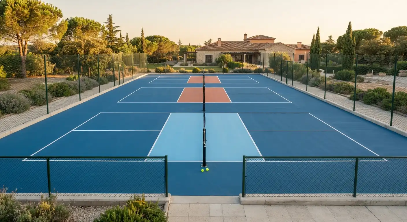 Construcción de pistas de pickleball