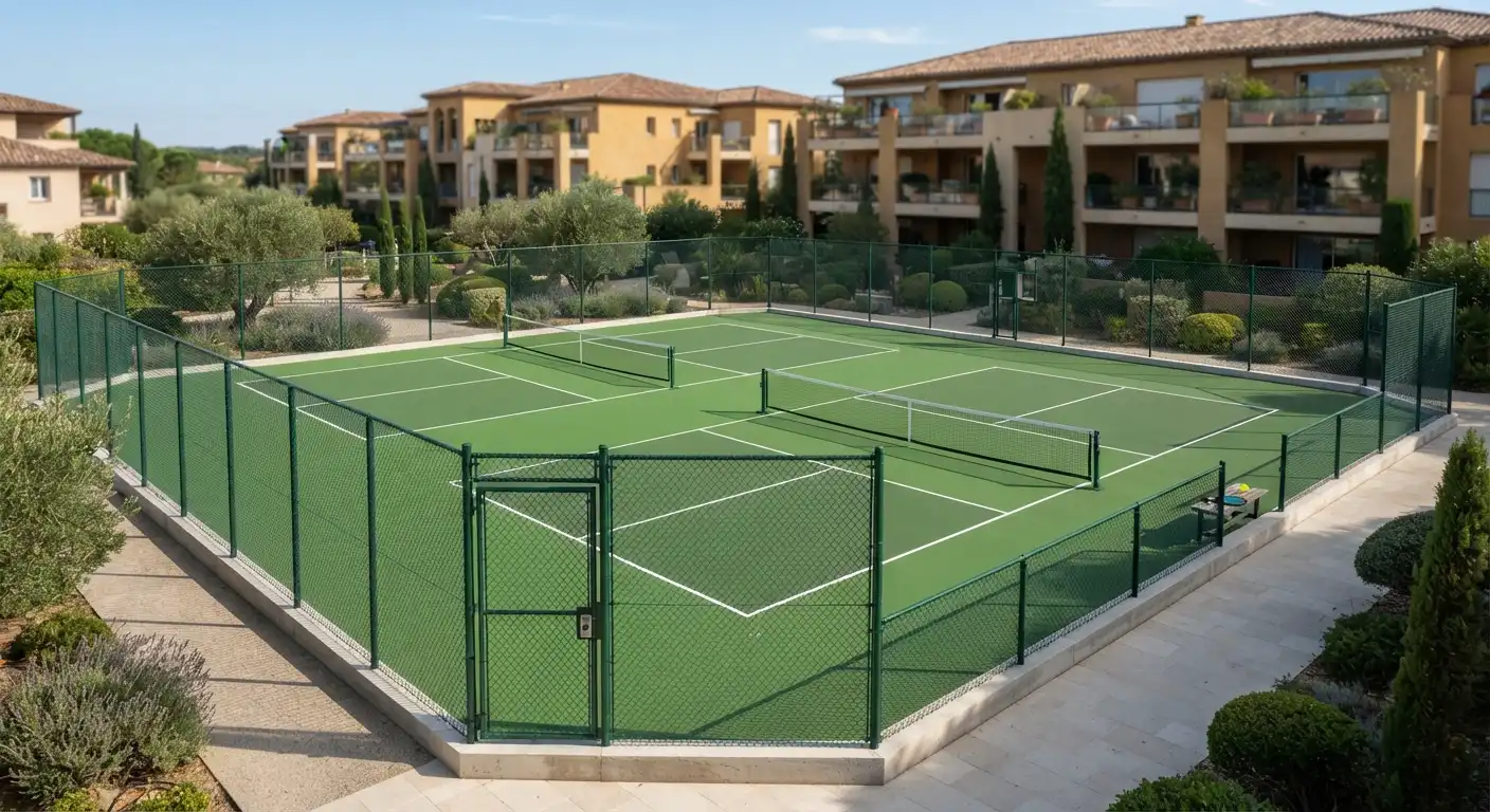 Construcción de pista pickleball