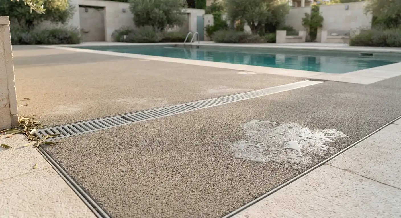 Precio y mantenimiento del suelo de caucho para piscinas