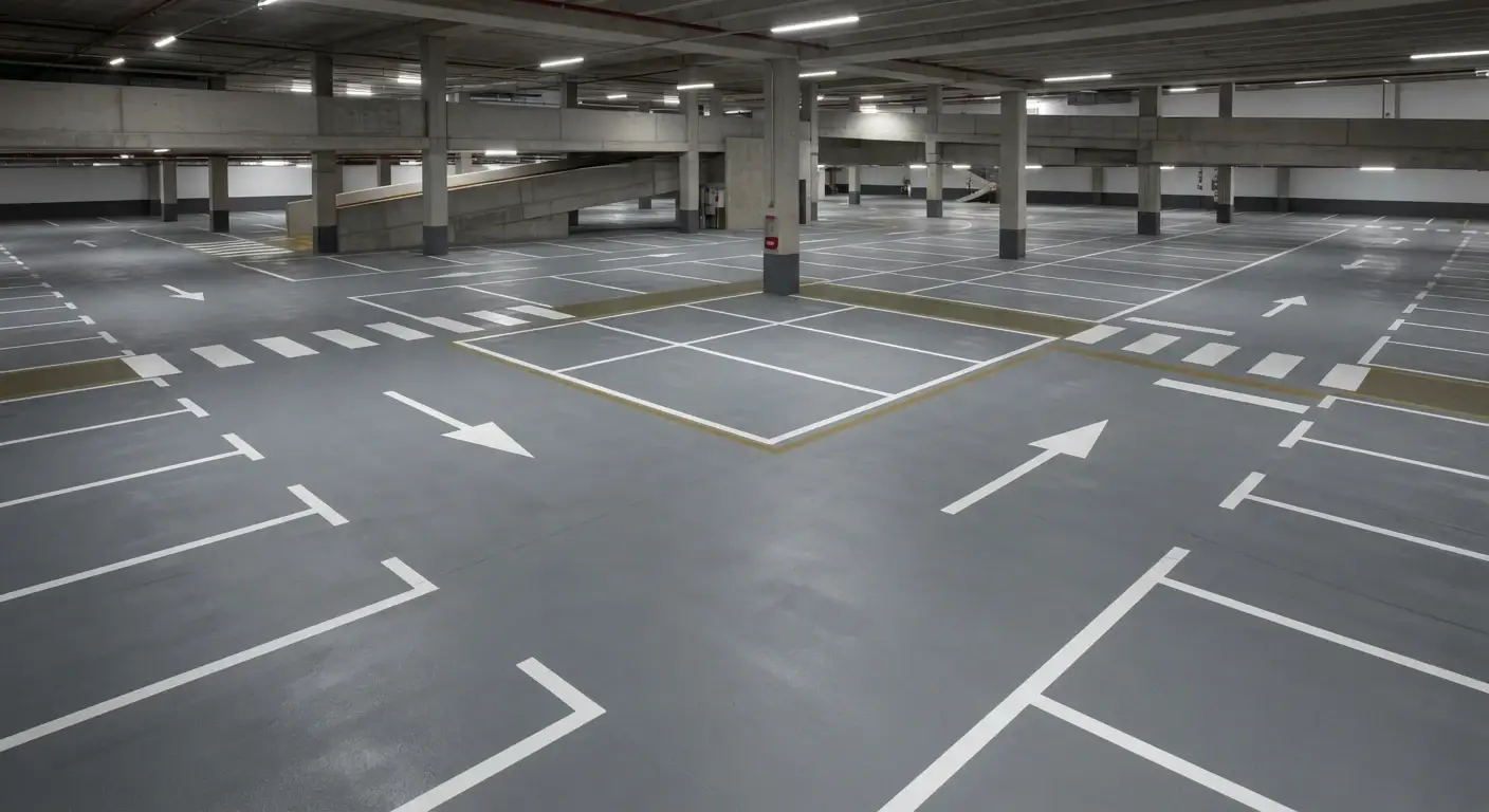 Señalización de parking en Madrid- plazas, líneas y marcaje
