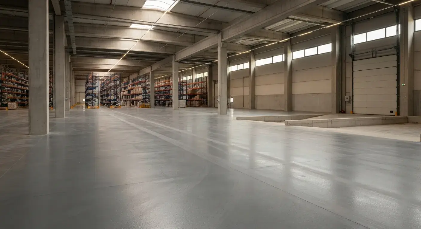 Suelo para nave industrial: tipos, precio e instalación
