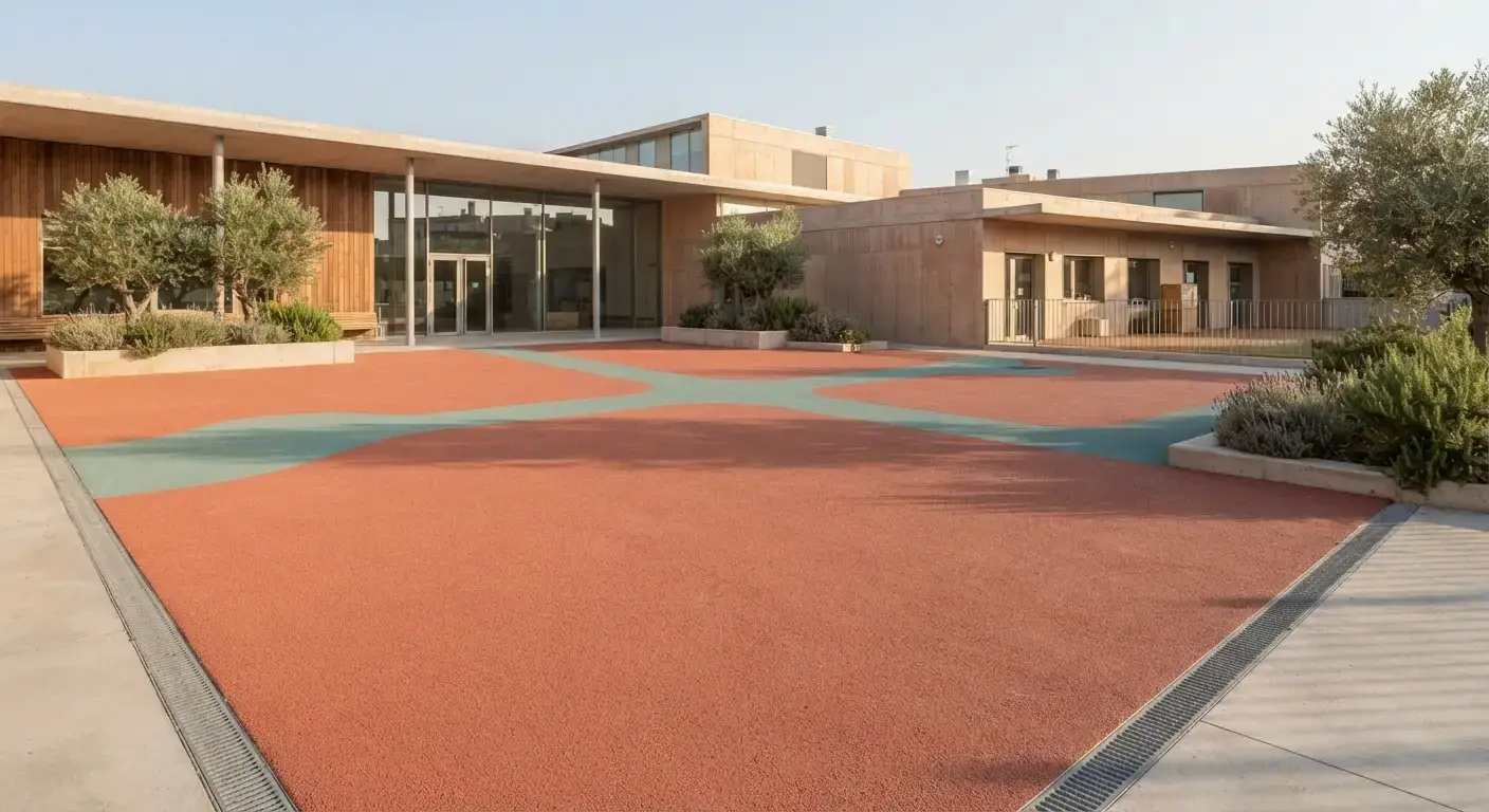 Suelos de caucho para colegios y guarderías en Madrid