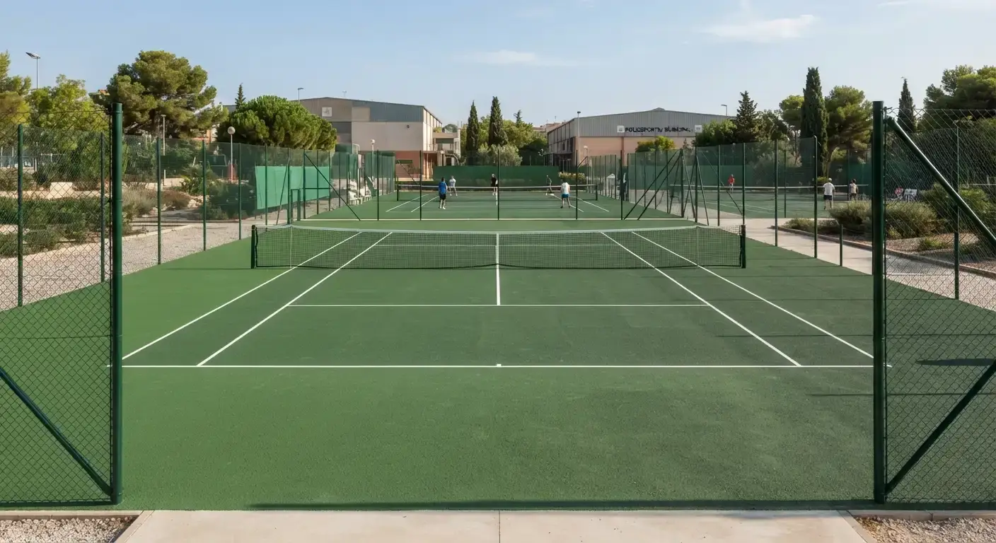 Pistas de tenis para clubes, ayuntamientos y chalets