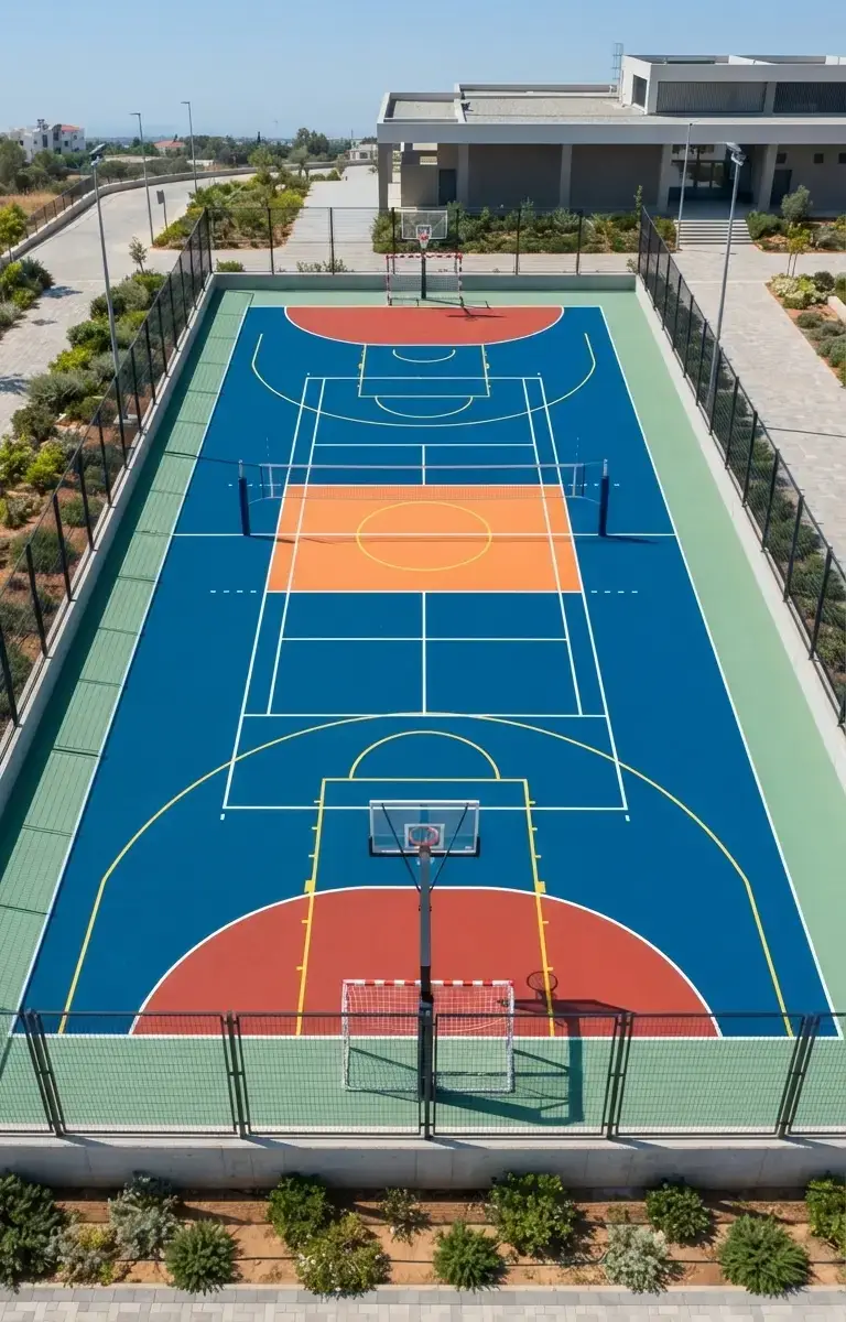 Cuánto cuesta una pista polideportiva